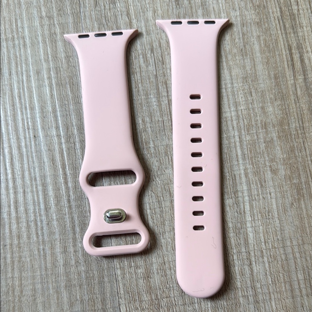 Pink Silicone Smartwatch Band